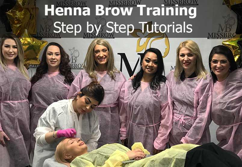 Henna Brow Training – Step by Step Tutorials